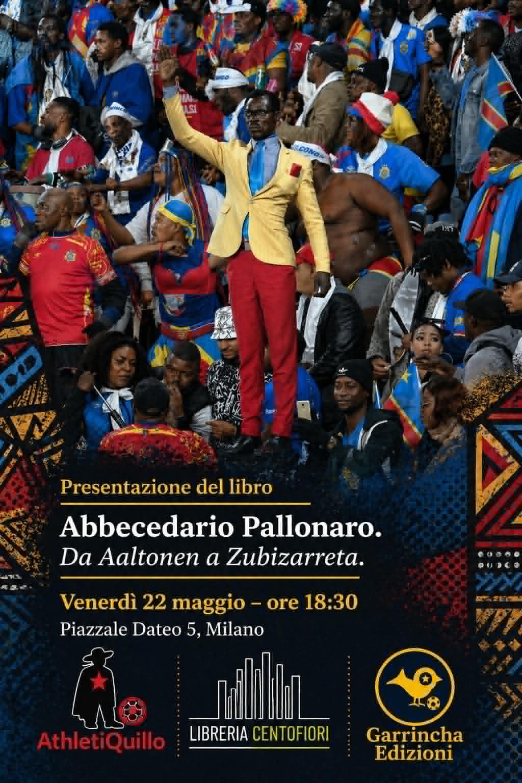 Abbecedario Pallonaro a Milano | Libreria Centofiori | 22 maggio 2026